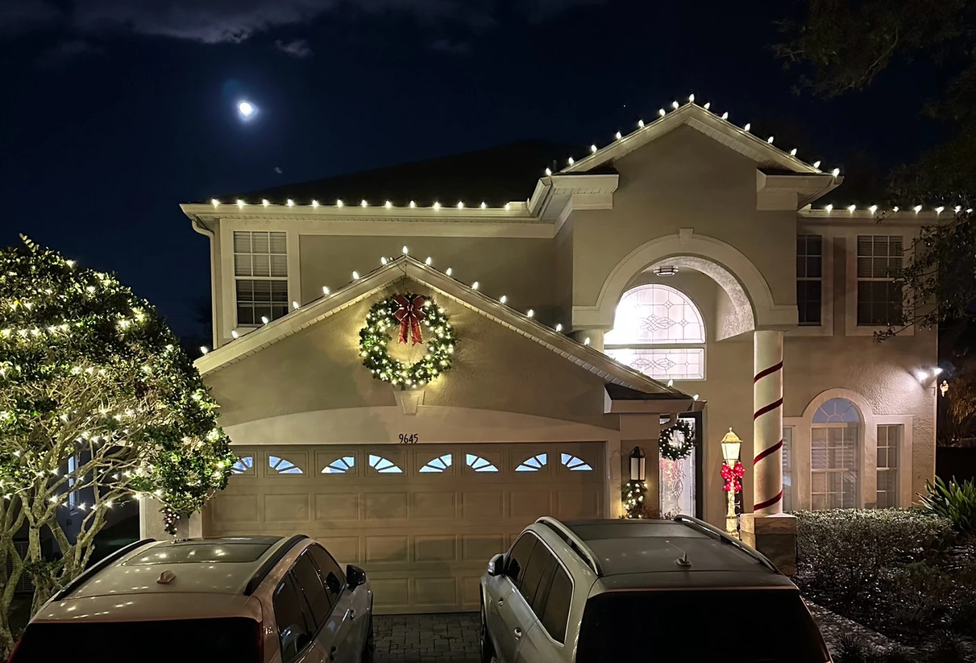 Lake Nona Christmas Light Installation